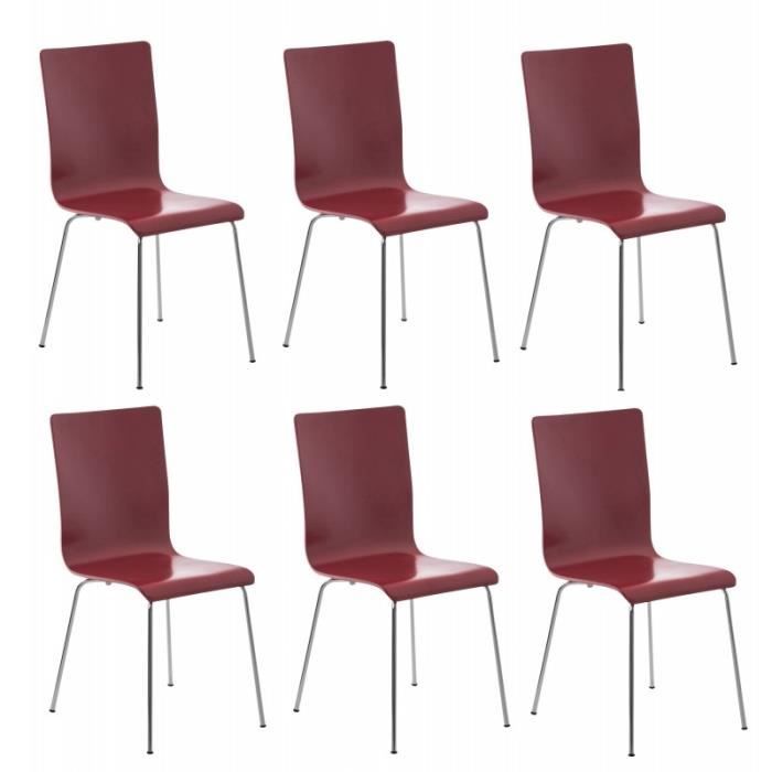 Chaise De Cuisine En Bois Rouge