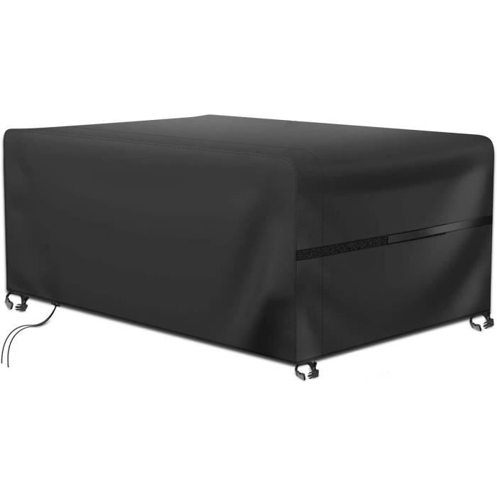 Housse De Table De Jardin 90x40x75cm - Tissu Oxford 600D Imperméable, Anti-UV, Résistante Au Vent, Protection Extérieure Pour Mobilier
