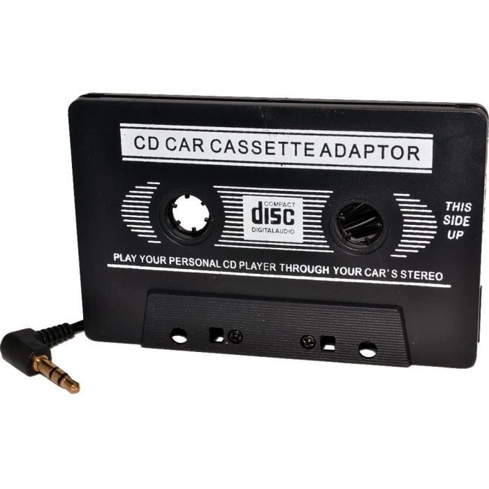 INECK® Adaptateur cassette audio voiture à prise jack 3,5 mm pour  iPod-Lecteur MP3 - Cdiscount Informatique