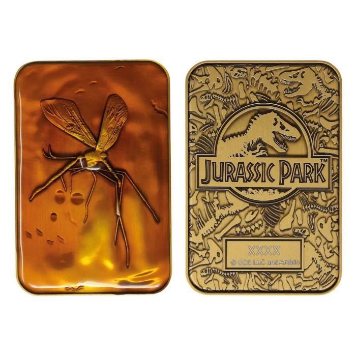 LAMP010 LAMPARA JURASSIC PARK AMBAR CON MOSQUITO. - 139588 - De Museo