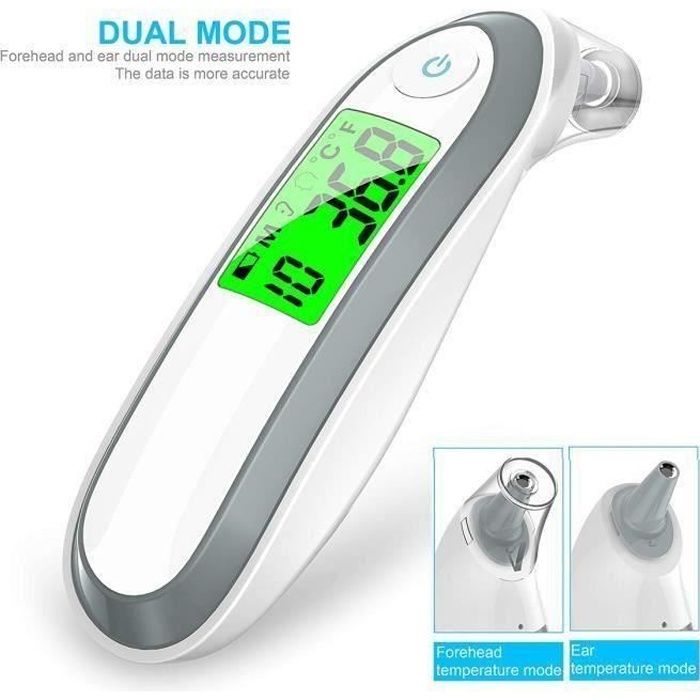 6 Bandes Thermomètres Frontales Autocollantes – Pour Bébé, Enfant, Vérification Rapide De La Fièvre