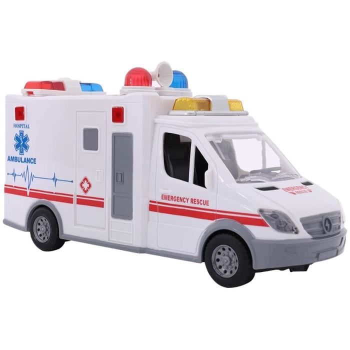 Jouet d'ambulance en alliage, avec jouet de friction de traction de  voitures de modèle de lumière LED, pour l'anniversaire pour - Cdiscount  Jeux - Jouets