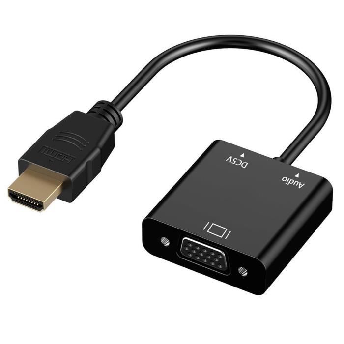 HDMI 1080P vers VGA Câble Adaptateur Convertisseur