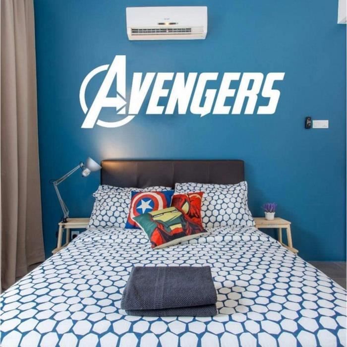 The Avengers Mur Autocollants Enfants Autocollant Amovible Maison Chambre Décor Vinyle Papier Peint