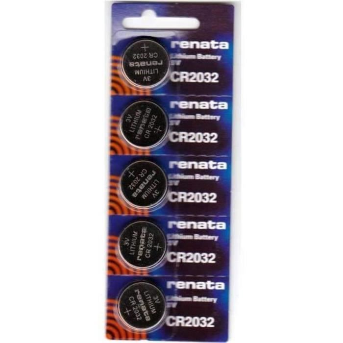 Piles Bouton Renata 397 - Lot De 5 Piles 1,55V Pour Montres Swatch, Fossil, Timex, Casio