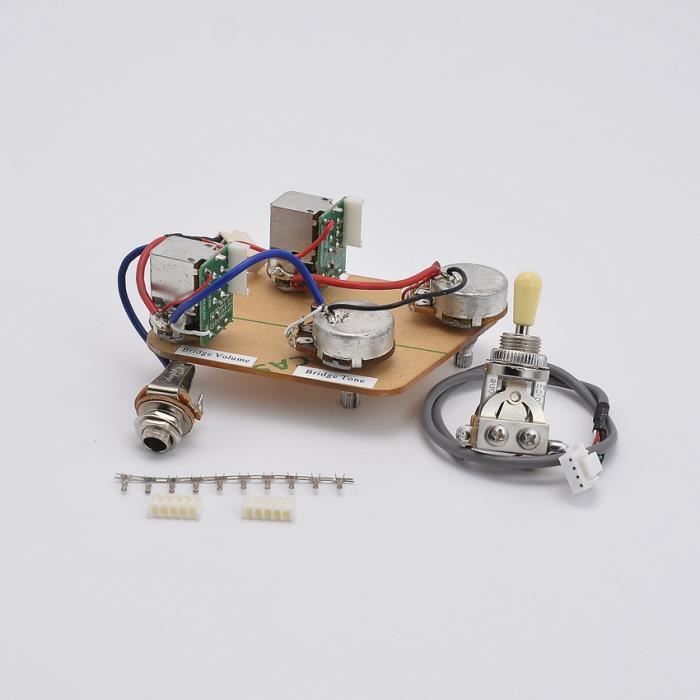 Cablaggio Prewired Per Chitarra Elettrica Humbucker 2 Volumi 2 Toni Per Epiphone LP/SG/DOT - Foto 3