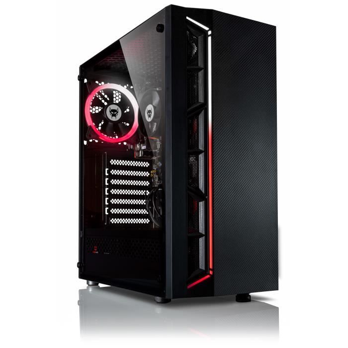 STGsivir PC de Bureau de Jeu Gaming PC, Intel Core i7-6700 jusqu'à 4.0GHz,  Radeon RX 580 16Go GDDR5, RAM 32Go DDR4, SSD 2To, WiFi 600 M, BT 5.0