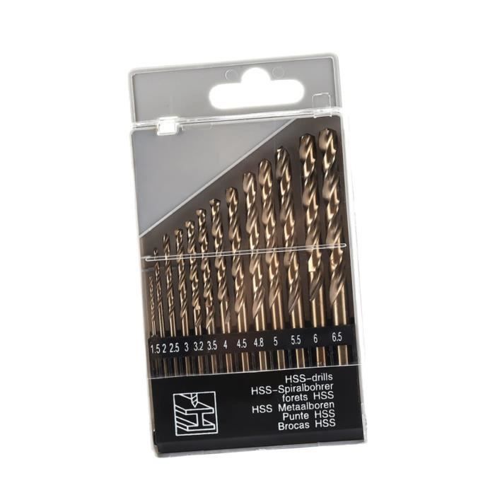 Foret Queue Droite 101mm Foret Hélicoïdal 6.2mm Revêtu Titane HSS-E M42 8% Cobalt - Pour Inox, Acier, Aluminium Foret Queue Droite 101mm Foret Hélicoïdal 6.2mm Revêtu Titane HSS-E M42 8% Cobalt - Pour Inox, Acier, Aluminium