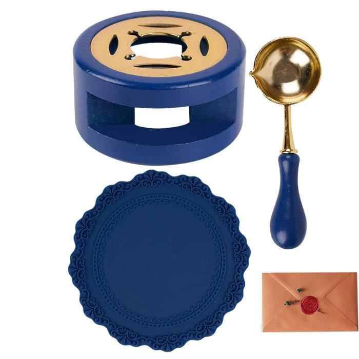 Kit Cire à Cacheter Pigna X Bridgerton - Tampon, Cuillère, Perles De Cire, Bougies - Coffret Cadeau Décoratif Style Regency