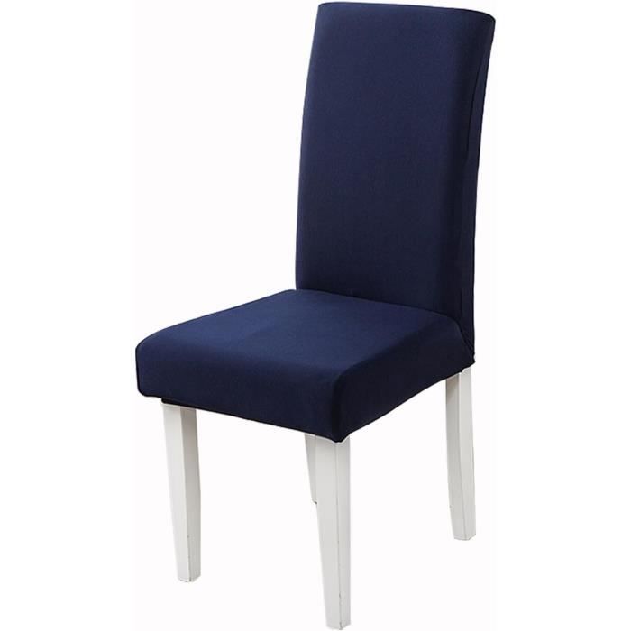 Yugarlibi Lot De 6 Housse De Chaise Extensible Beige - Protection Élégante Pour Salle à Manger