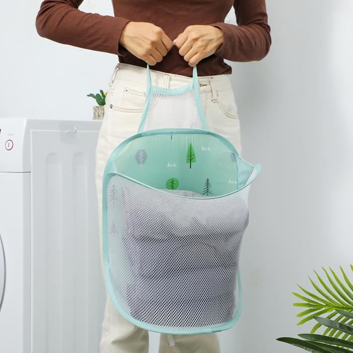 Panier À Linge En Mailles Pliables Panier À Linge... Du 3,27 € | DHgate