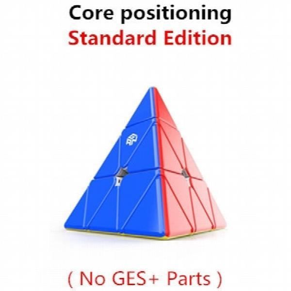 SISYS Speed Cube Pyraminx – Puzzle En Forme De Pyramide – Sans Autocollants, Surface Mate – Rotation Fluide – Dès 7 Ans