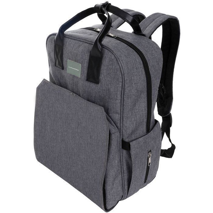 Sac à dos à langer avec matelas à langer - DREAMBABY - Clips pour poussette - Pochette dessuyage en filet - Sangles réglables
