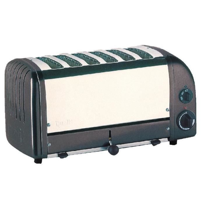 Grille Pain Professionnel Toaster - Dualit - 6 Tranches - Anthracite et  métal - Fonction de dégivrage - Cdiscount Electroménager