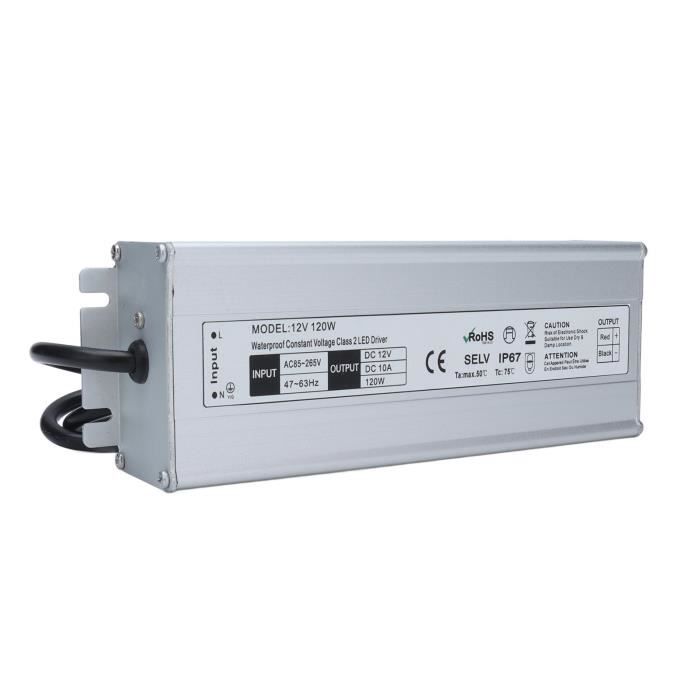 Pilote/Transformateur LED - Courant Constant, 90-250V, Vert/blanc, Neuf, 3 Ans Garantie