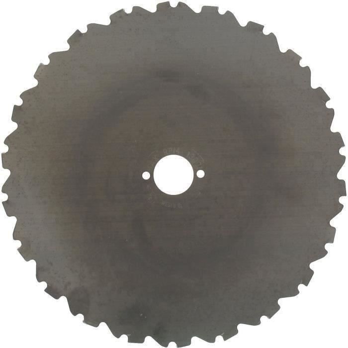 Lame de débroussailleuse 22 dents coupe de: 225mm- Alésage:25,4mm - Épaisseur:1,8mm