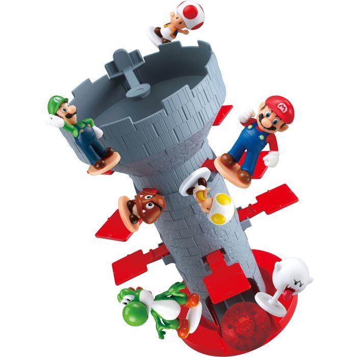 Jeu d'Ambiance EPOCH SUPER MARIO Blow Up! Shaky Tower 7356 – 2 Joueurs, 15 Min