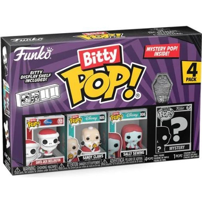 Figurine Bitty Pop Funko Etrange NOËL De Monsieur Jack Disney