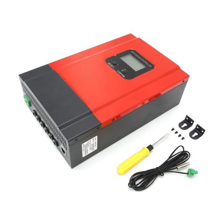 Régulateur Solaire MPPT 12V 1-1000AH - Chargeur Batterie Plomb-acide, Contrôleur De Charge