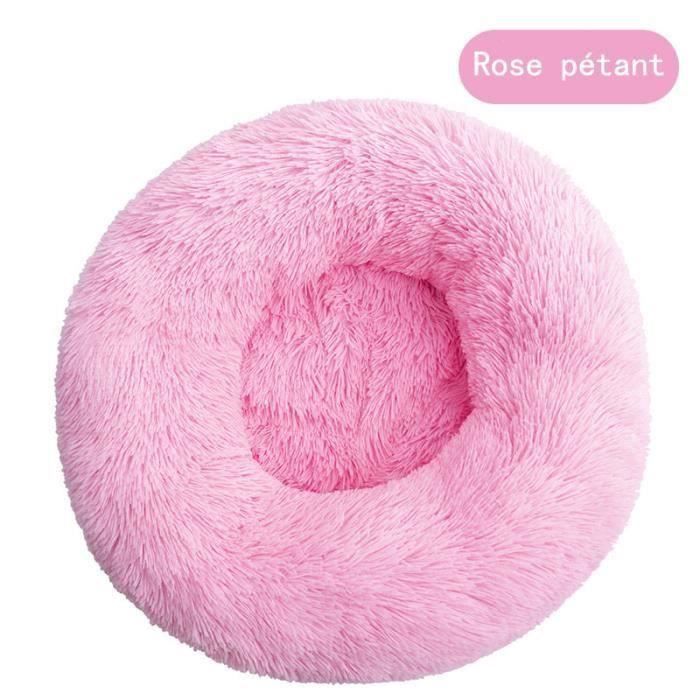 Meilleurs prix pour GOGOLOVING Grand Panier Rond Chat et Chien Panier Hiver Lavable pour Chien-Rose-50 X 50 cm