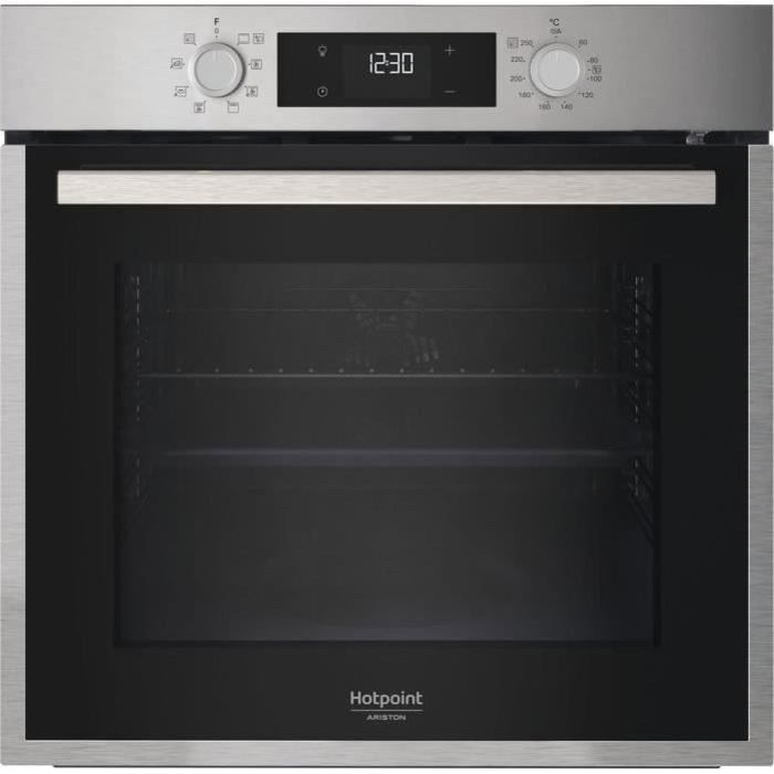Four encastrable Pyrolyse hydrolyse Chaleur tournante HOTPOINT HAO5540PX Inox 71 A++