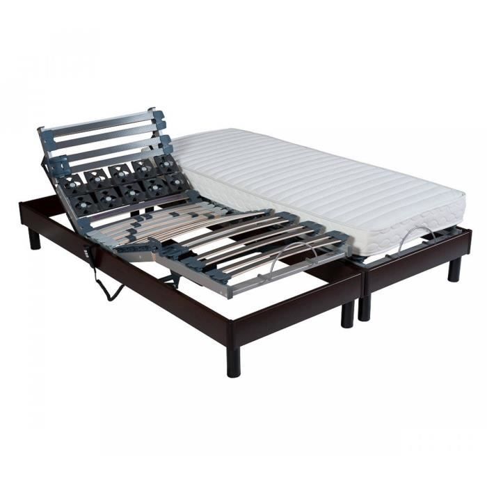 Lit électrique 2x80x200 Merinos Nuevo Latex Cdiscount Maison Lit électrique 2x80x200 Merinos Nuevo Latex Cdiscount Maison