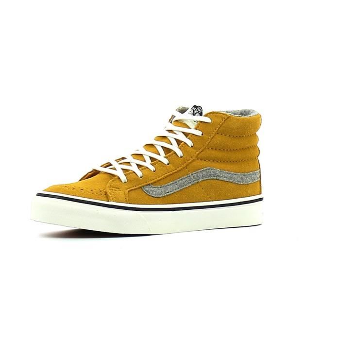 vans montante jaune