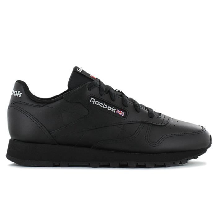 Reebok Classic Leather CL LTHR - Femmes Sneakers Baskets Chaussures Cuir Noir GY0960 Reebok Classic Leather CL LTHR - Femmes Sneakers Baskets Chaussures Cuir Noir GY0960