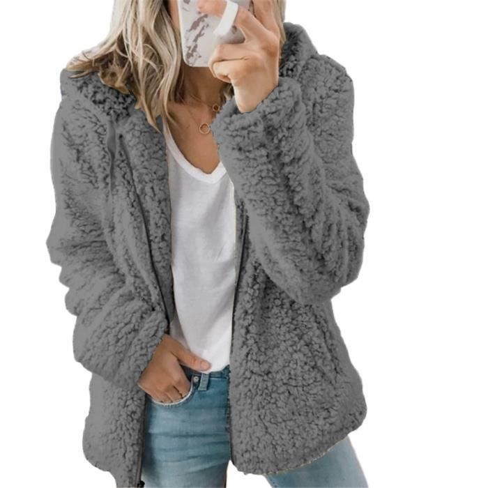Manteau D'hiver Fille à Capuche Polaire épaisse - Chaud, Confortable, Style Décontracté - Taille 4 à 17 Ans - Pour Quotidien, Sport, Vacances