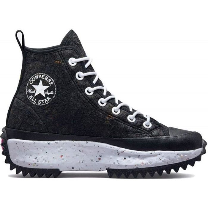Chaussures Femme - CONVERSE - Renew Run Star Hike Platform Redux Scrap - Noir - Plateau - Lacets