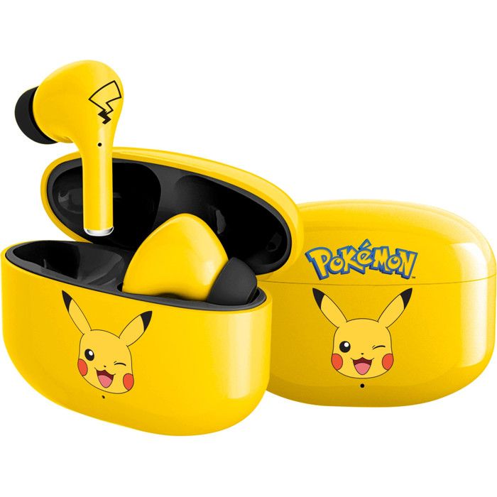 Écouteurs sans fil TWS - OTL Technologies - Pikachu - Bluetooth 5.1 - Jaune - Résistant à la transpiration
