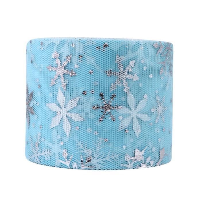SOIMISS Rouleaux de Tulle de Noël Ruban de Tulle Flocon de Neige Rouleaux de Filet de Gaze pour Bricolage Artisanat Emballage de Cadeaux Arcs de Cheveux Décorations d'arbre de Noël SOIMISS Rouleaux de Tulle de Noël Ruban de Tulle Flocon de Neige Rouleaux de Filet de Gaze pour Bricolage Artisanat Emballage de Cadeaux Arcs de Cheveux Décorations d'arbre de Noël