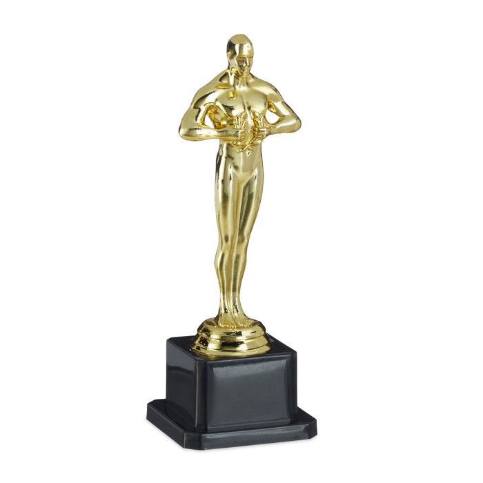 Lot De 10 Statues Trophée Dorées 