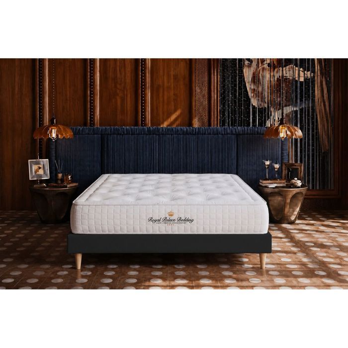 Ensemble matelas à mémoire de forme maxi épaisseur Buckingham 160x200 sommier KIT