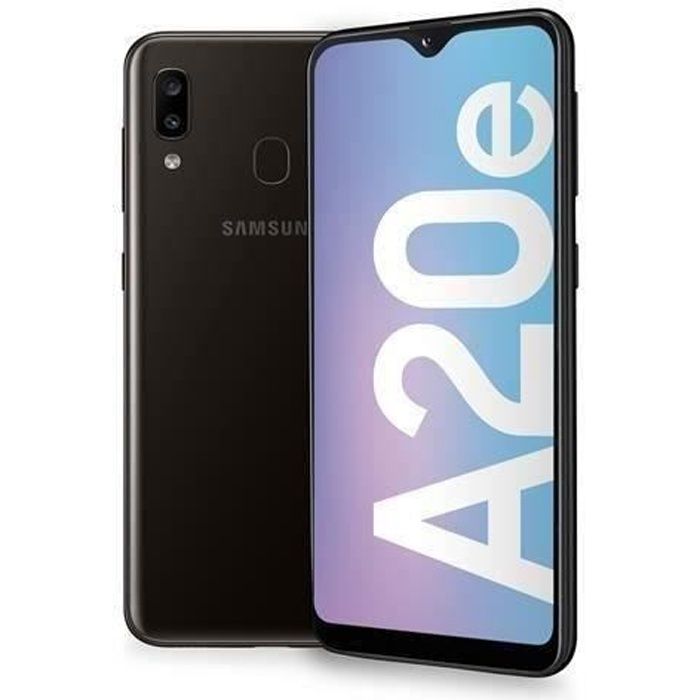 Vente Téléphone portable Samsung Galaxy A20e - 32Go, 3Go RAM - Noir pas cher Vente Téléphone portable Samsung Galaxy A20e - 32Go, 3Go RAM - Noir pas cher