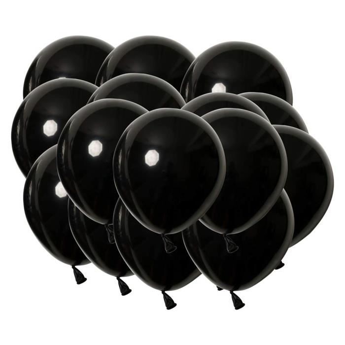 0 Pieces Latex Ballons Baudruche Ballons Gonflable Fete Ballon Pour Decorations D Anniversaire Mariage 5 Pouces 12 5cm Noir Achat Vente Ballon Decoratif Cdiscount