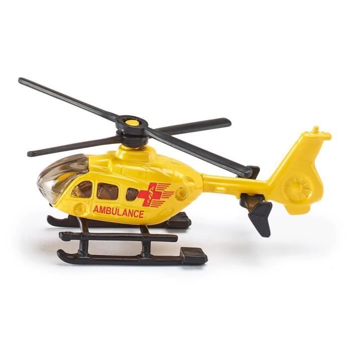 SIKU 2537 - Hélicoptère De Levage ESA, Modèle Réduit 1:55 En Métal/plastique Avec Rotors Mobiles