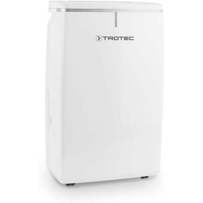 Déshumidificateur TROTEC TTK 66 E - 24L/24h, Pour 50m², Hygrostat Intégré, Portable Et Silencieux