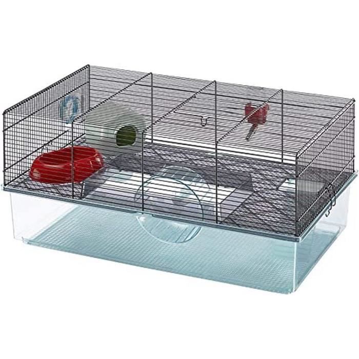 Comparer les prix de Ferplast Cage pour hamsters FAVOLA, Petits rongeurs, Plastique robuste et métal, Accessoires inclus, 60 x 37 x 30 cm103