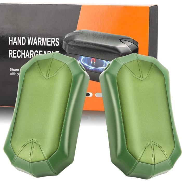Galros Chauffe Main Rechargeable, 5000mAh*2 Chauffe-Main électrique