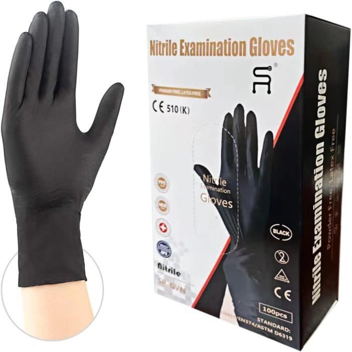 Wellness Distributor Gants Nitrile Sans Latex Bleu Taille M Medium X100