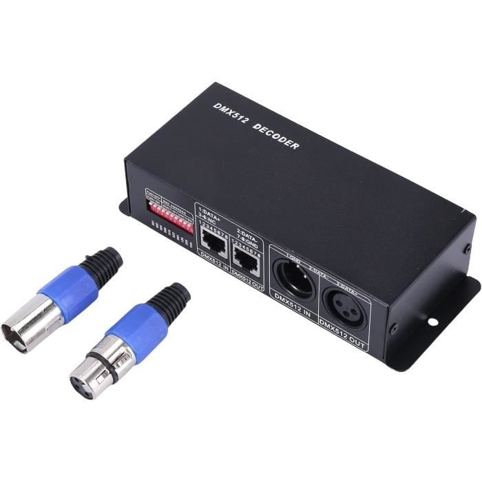 Decoder LED Erpmlyo 512 - Driver 4 Canali 8A Per Strisce RGBW 12V-24V, Controllo PWM - Foto 5