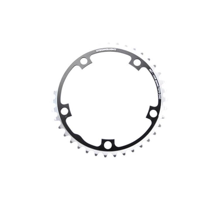 Plateau De Pédalier Stronglight – 4 Bras 104 Mm, 7075-T6, Noir, Fabriqué En France, Poids 60 G