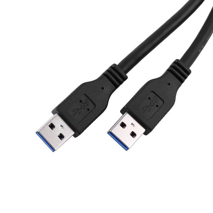 Câble rallonge mâle - femelle combo double USB 3.0 avec support à