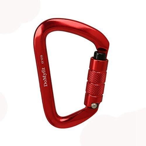 TRIWONDER Mousqueton Verrouillage Automatique 12kN Alliage Aluminium - Camping Randonnée Hamac