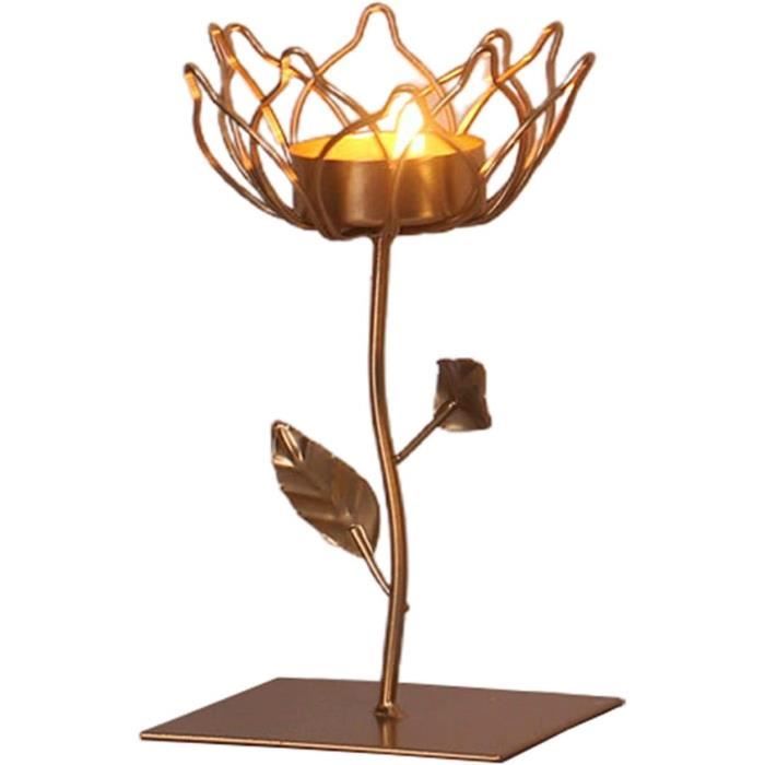 ARTSEWPLY Bougeoir Rotatif Oiseau Porte-Bougie Fer Pour Décoration