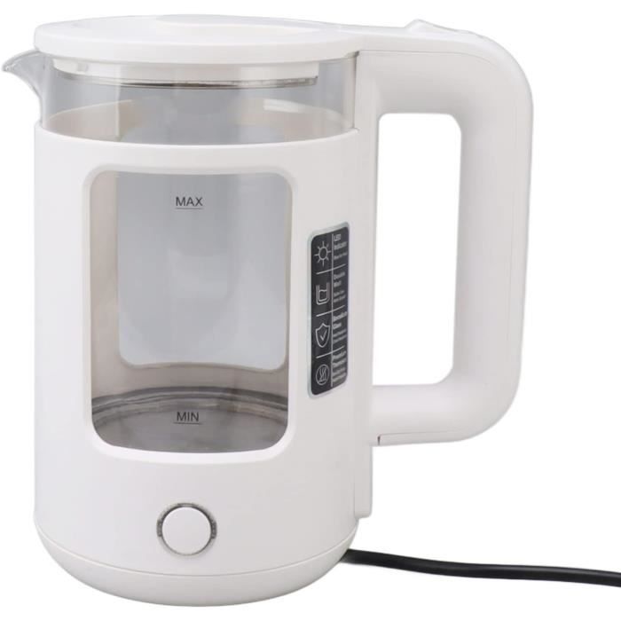 Théière électrique Turque 3L - 2000W, Auto-filtrante, Maintien Au Chaud, Double Niveau, Acier Inoxydable
