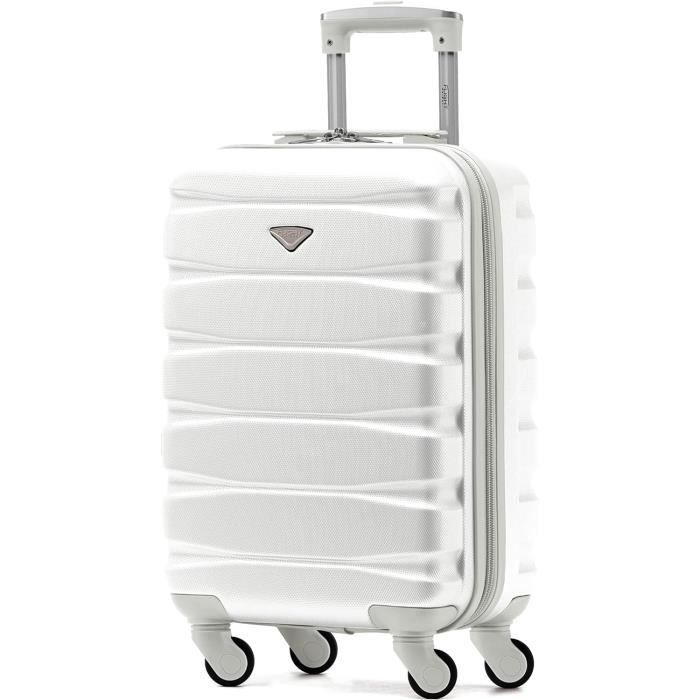 Valise Flight Knight ABS 55x35x20cm - Bagage à Main 4 Roues Compatible Compagnies Aériennes