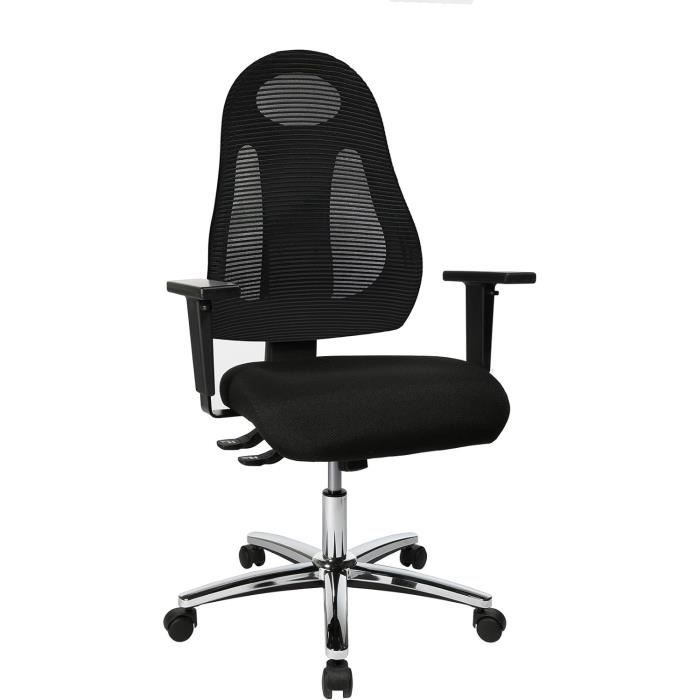 Chaise Bureau Enfant Pivotante – Hauteur Réglable, Dossier Aéré – Pour Chambre Ou Salle D’Étude – Bleu