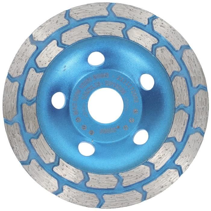 Meule Diamantée PRODIAMANT Turbo ST81 - 125mm X 22,2mm, Pour Béton Et Pierre